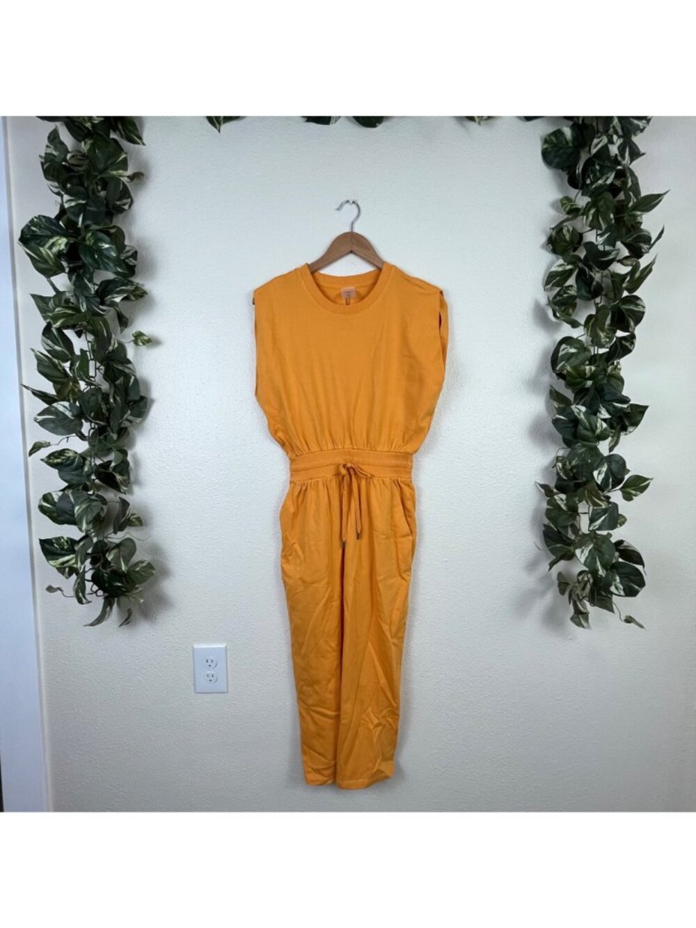 Calia Extended Shoulder Midi Dress Glowing Umber NWT Women’s Size XS